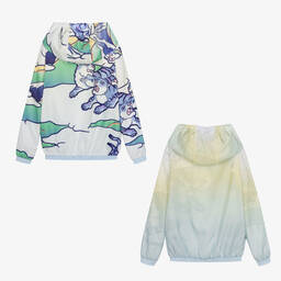 KENZO KIDS-Белая двусторонняя ветровка | Childrensalon Outlet
