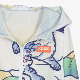 KENZO KIDS-Белая двусторонняя ветровка | Childrensalon Outlet