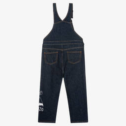 KENZO KIDS-Teen Dark Blue Denim KOTORA Dungarees | Childrensalon Outlet
