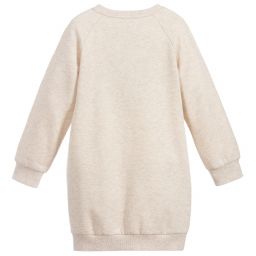 KENZO KIDS-Teen Girls Beige Logo Dress | Childrensalon Outlet