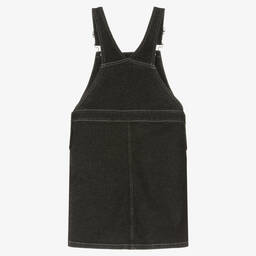 KENZO KIDS-Teen Girls Black Denim KOTORA Dungaree Dress | Childrensalon Outlet