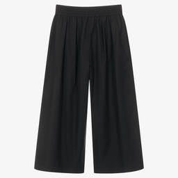 KENZO KIDS-Широкие черные брюки для девочек | Childrensalon Outlet