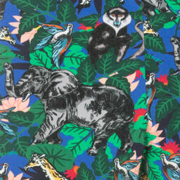 KENZO KIDS-Голубые легинсы с принтом Jungle для девочек-подростков | Childrensalon Outlet