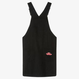 كينزو كيدز-فستان بينافور مزيج صوف مقلم لون أزرق داكن | Childrensalon Outlet