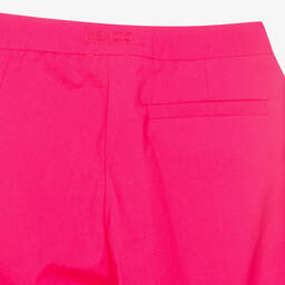 كينزو كيدز-بنطلون تينز بناتي قطن بوبلين لون زهري فيوشيا | Childrensalon Outlet