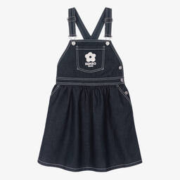 KENZO KIDS-Синий джинсовый сарафан на бретелях для подростков | Childrensalon Outlet