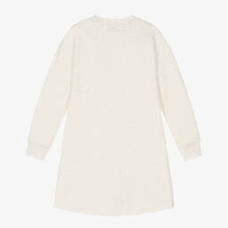 KENZO KIDS-Teen Girls Ivory Cotton Sweatshirt Dress | Childrensalon Outlet