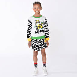 KENZO KIDS-Юбка KOTORA с принтом зебры | Childrensalon Outlet