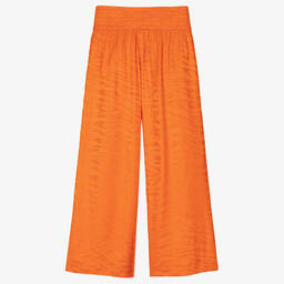 KENZO KIDS-Оранжевые брюки в тигровую полоску | Childrensalon Outlet