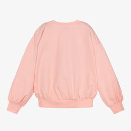 KENZO KIDS-سويتشيرت قطن تينز بناتي لون زهري | Childrensalon Outlet