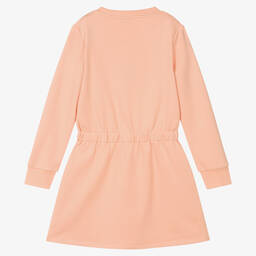 KENZO KIDS-فستان تينز بناتي قطن جيرسي لون زهري | Childrensalon Outlet