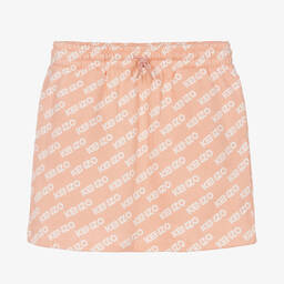 KENZO KIDS-Розовая юбка из хлопкового джерси для девочек-подростков | Childrensalon Outlet