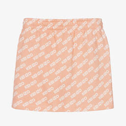 KENZO KIDS-Розовая юбка из хлопкового джерси для девочек-подростков | Childrensalon Outlet