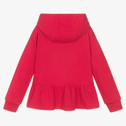 KENZO KIDS-Teen Girls Pink Elephant Hooded Sweatshirt | Childrensalon Outlet