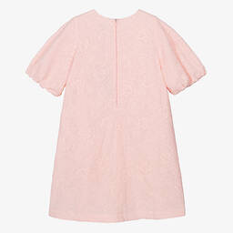KENZO KIDS-Teen Girls Pink Embroidered Floral Dress | Childrensalon Outlet