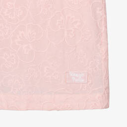 KENZO KIDS-Teen Girls Pink Embroidered Floral Dress | Childrensalon Outlet