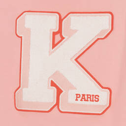 KENZO KIDS-Teen Girls Pink K Cotton Hoodie | Childrensalon Outlet