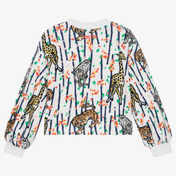 KENZO KIDS-Белый хлопковый свитшот | Childrensalon Outlet