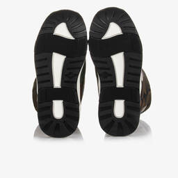 KENZO KIDS-Teen Green Floral Snow Boots | Childrensalon Outlet