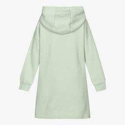 KENZO KIDS-Teen Green Tiger Hoodie Dress | Childrensalon Outlet