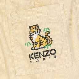 KENZO KIDS-Кремовые вельветовые брюки KOTORA | Childrensalon Outlet