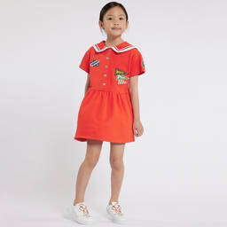 KENZO KIDS-Teen Ivory Leather Elephant Trainers | Childrensalon Outlet