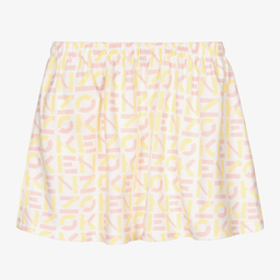 KENZO KIDS-Кремовая юбка из хлопка-пике для подростков | Childrensalon Outlet