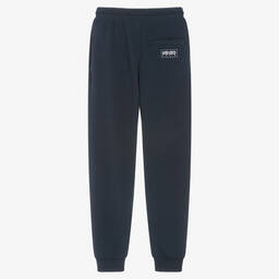 KENZO KIDS-Teen Navy Blue Drawstring Joggers | Childrensalon Outlet