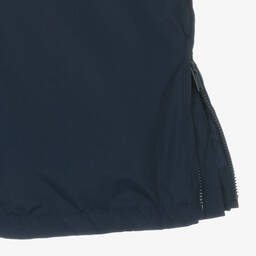 KENZO KIDS-Teen Navy Blue Hooded Down Padded Coat | Childrensalon Outlet