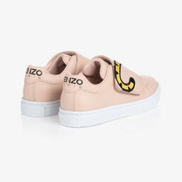 KENZO KIDS-Teen Pink Leather KOTORA Trainers | Childrensalon Outlet