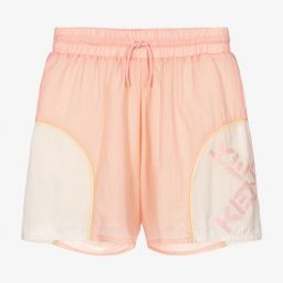 KENZO KIDS-Розовые нейлоновые шорты для подростков | Childrensalon Outlet