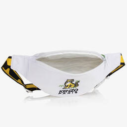 كينزو كيدز-حقيبة حزام كانفاس لون أبيض (20 سم) | Childrensalon Outlet