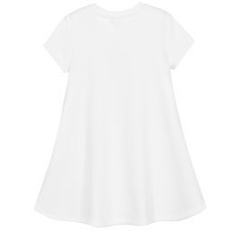 KENZO KIDS-White Tiger Jersey Dress | Childrensalon Outlet