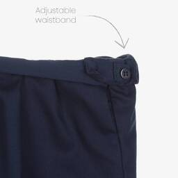 Kidiwi-Boys Ivory & Blue Sailor Suit | Childrensalon Outlet