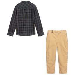 Kidiwi-Boys Shirt & Trousers Set | Childrensalon Outlet