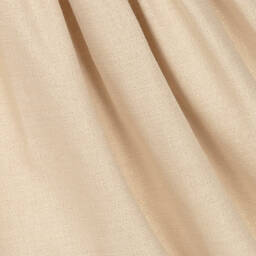 Kidiwi-Girls Beige Smocked Dress | Childrensalon Outlet