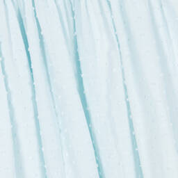 Kidiwi-Girls Blue Smocked Plumeti Dress | Childrensalon Outlet