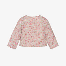 Kidiwi-Girls Ditsy Print Quilted Jacket | Childrensalon Outlet