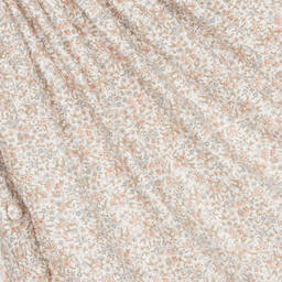 Kidiwi-Girls Ivory Cotton Smocked Floral Dress | Childrensalon Outlet