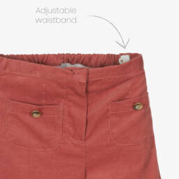 Kidiwi-Girls Ivory & Terracotta Trousers Ensemble | Childrensalon Outlet