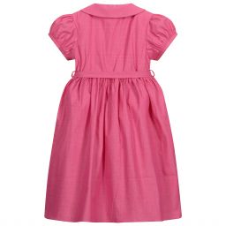 Kidiwi-Розовое хлопковое платье для девочек | Childrensalon Outlet