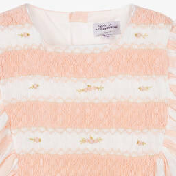 Kidiwi-Girls Pink Striped Dress | Childrensalon Outlet