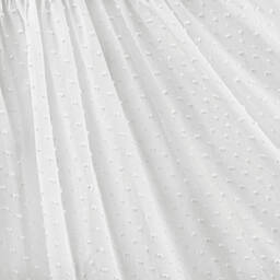 Kidiwi-Girls White Cotton Smocked Dress | Childrensalon Outlet