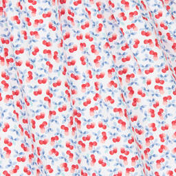 Kidiwi-Бело-красное платье с вишнями | Childrensalon Outlet