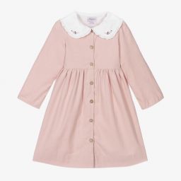 Kidiwi-Pink Corduroy Dress | Childrensalon Outlet