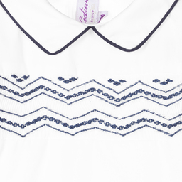 Kidiwi-Smocked Red Tartan Shorts Set  | Childrensalon Outlet