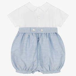 Kidiwi-Бело-голубой песочник со сборками | Childrensalon Outlet