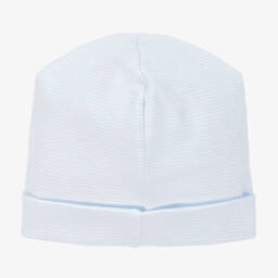 Kissy Kissy-قبعة قطن بيما لون أزرق فاتح للمواليد | Childrensalon Outlet