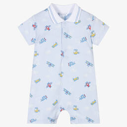 Kissy Kissy-Baby Boys Blue Sky Planes Shortie | Childrensalon Outlet