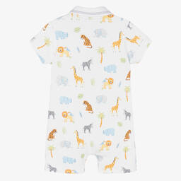 Kissy Kissy-Baby Boys Tropical Jungle Pima Cotton Shortie | Childrensalon Outlet